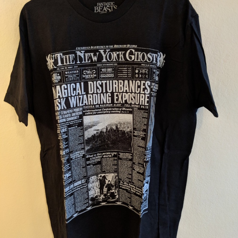 Fantastic beast harry potter tee black